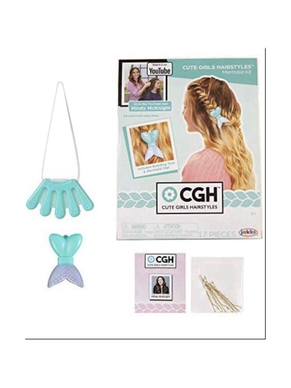 Youtube Star Mindy McKnight Mermaid Kit- Girls Hairstyles Style Set